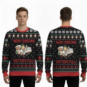 2025 Cousin Eddie Merry Christmas Shitters Full National Lampoons Vacation Ugly Sweater
