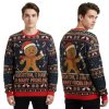 Gingerbread Men Have Many Problems Christmas Ugly Sweater
