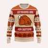 Grant Leonard Leftovers Are For Quitters Ugly Sweater
