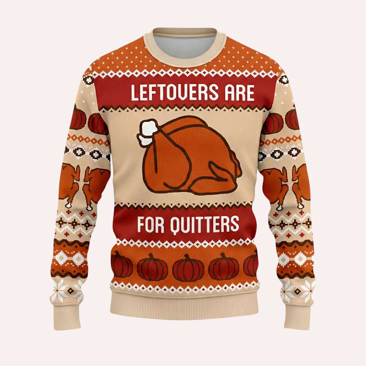 Grant Leonard Leftovers Are For Quitters Ugly Sweater Grant Leonard Leftovers Are For Quitters Ugly Sweater