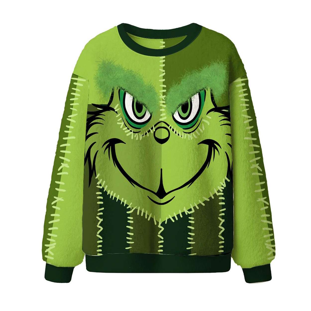 Grnch Green Ugly Christmas Sweater Grnch Green Ugly Christmas Sweater
