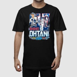 Dodgers Shohei Ohtani 4x Unanimos 2025 Shirt 3