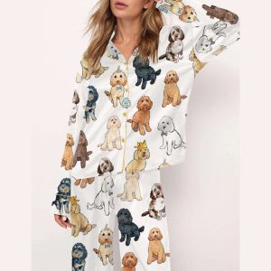 Cockapoo Silky Satin Pajama Set
