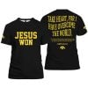 Hawkeyes Jesus Won Take Heart For I Have Overcome The World Shirt