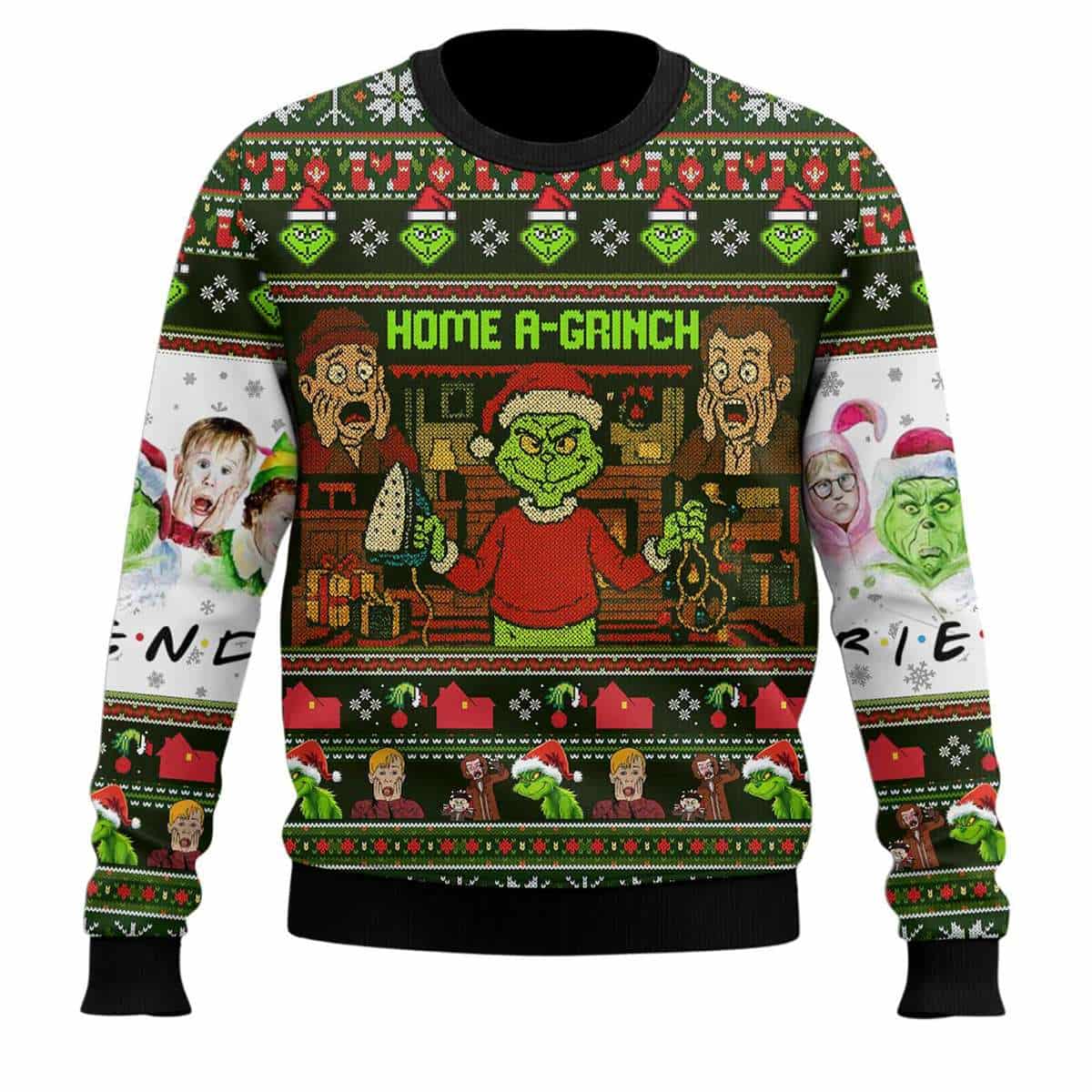 2025 Home A-Grnch Merry Christmas You Filthy Animal Ugly Sweater 2025 Home A-Grnch Merry Christmas You Filthy Animal Ugly Sweater