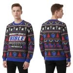 Hungry Grab A Bible Christian Ugly Christmas Sweater
