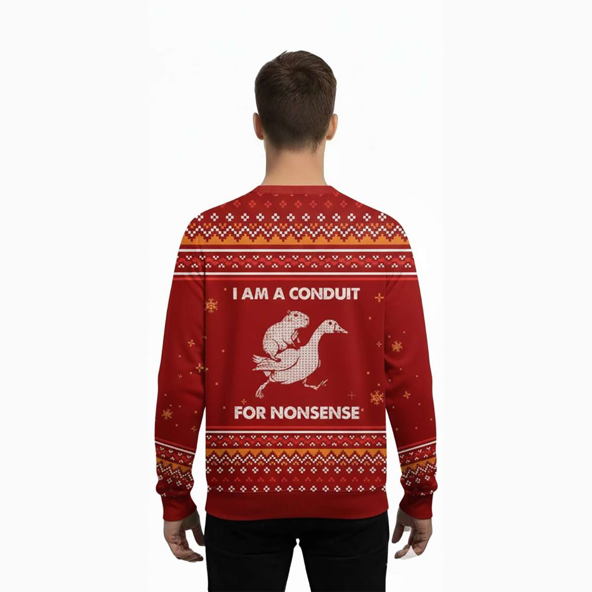 2025 I Am A Conduit For Nonsense Ugly Sweater 2025 I Am A Conduit For Nonsense Ugly Sweater