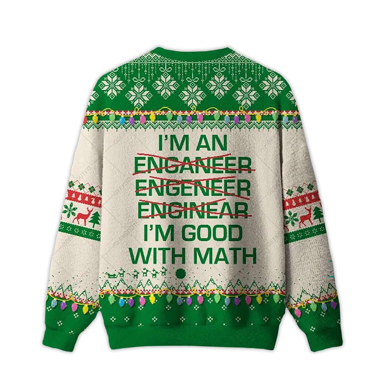 2025 I Am Good With Math Ugly Christmas Sweater 2025 I Am Good With Math Ugly Christmas Sweater