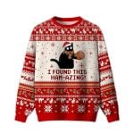 2025 I Found This Ham-Azing Ugly Christmas Sweater