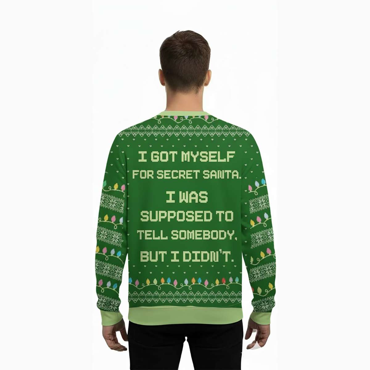 2025 I Got Myself For Secret Santa Ugly Sweater 2025 I Got Myself For Secret Santa Ugly Sweater