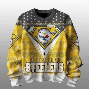 Steelers Merry Super Christmas Ugly Sweater1