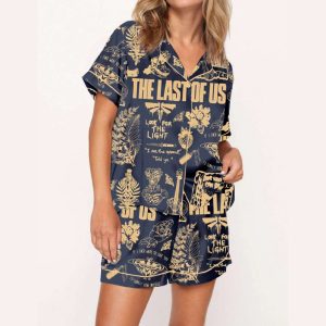 Last Of Us Movie Silky Satin Pajama Set