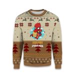 Iron Man And Spider Man Ugly Christmas Sweater