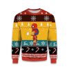 Iron Man Carries Spider Man Christmas Sweater