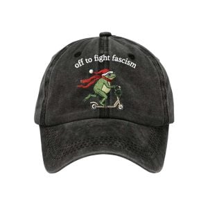 Frog Off To Fight Fascism Hat1