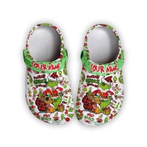 Merry Grinchmas Personalized Crocs Clogs