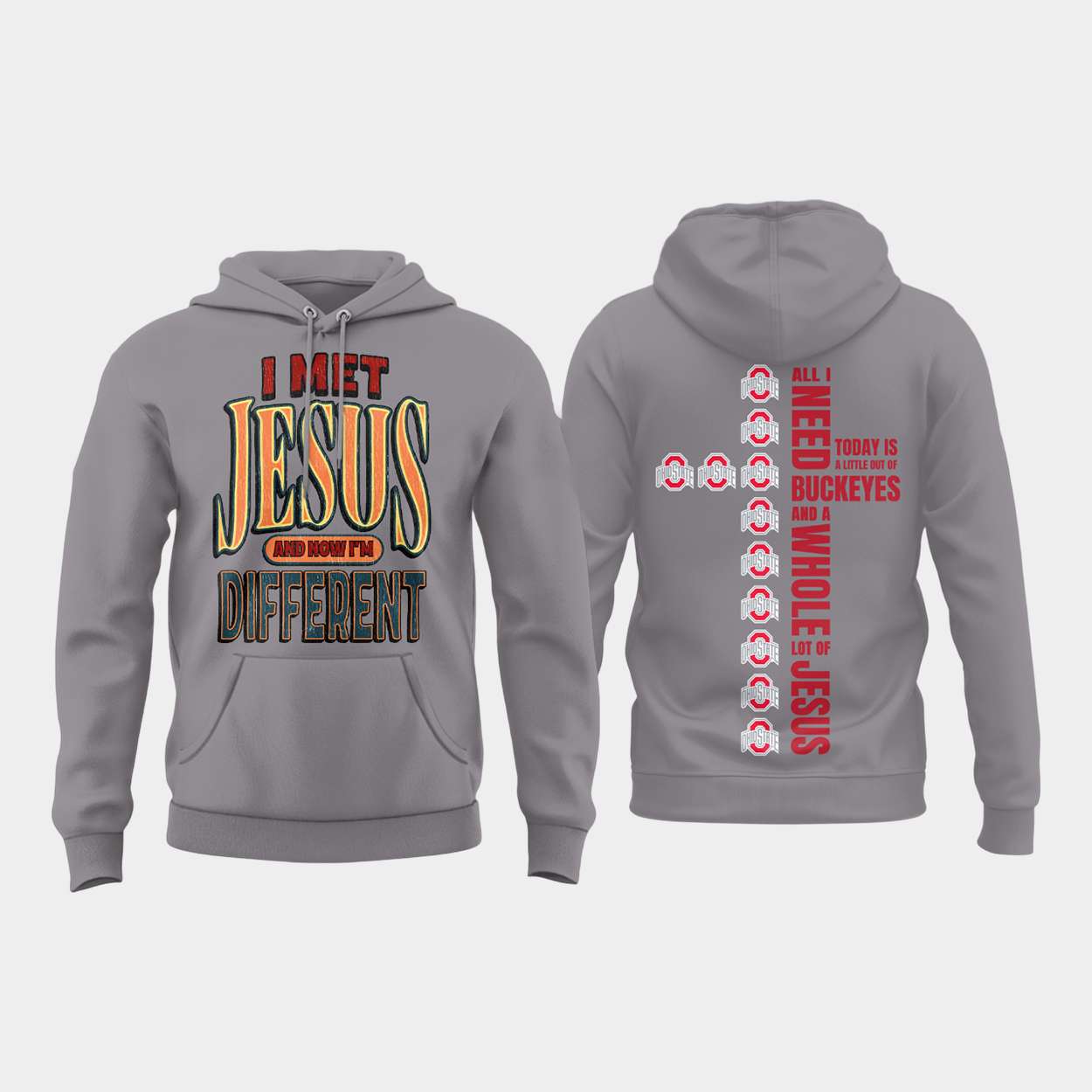 JT Tuimoloau Ohio State I Met Jesus And Now I’m Different Shirt JT Tuimoloau Ohio State I Met Jesus And Now I’m Different Shirt