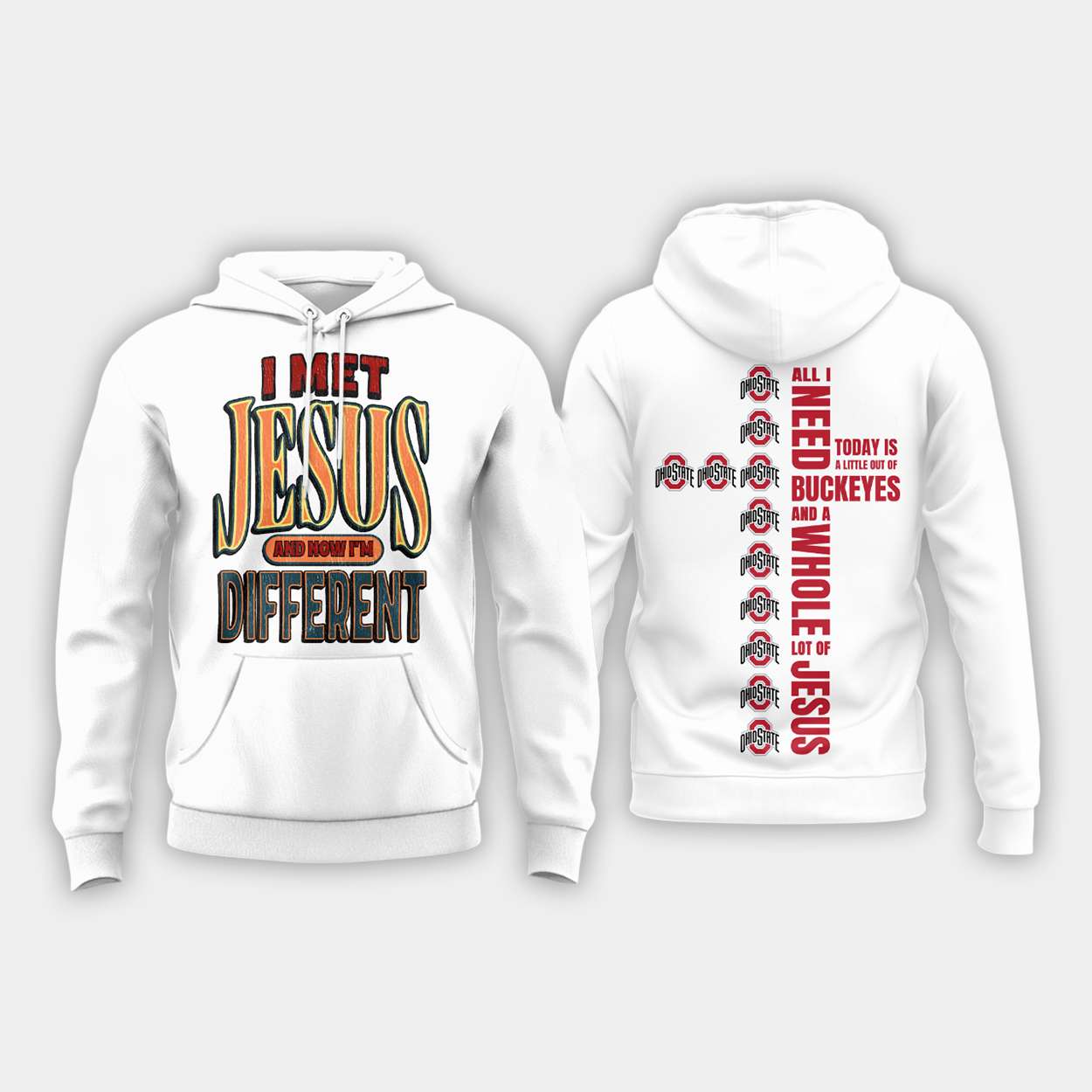 JT Tuimoloau Ohio State I Met Jesus And Now I’m Different Shirt JT Tuimoloau Ohio State I Met Jesus And Now I’m Different Shirt