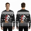 2025 Jack And Sally Ugly Christmas Sweater