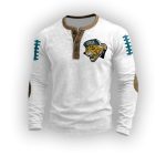 Jaguars Football Print Henley Top