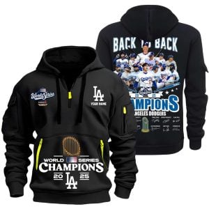 2025 Dodgers World Series Champions Quarter Zip Hoodie 2 2025 Dodgers World Series Champions Quarter Zip Hoodie2