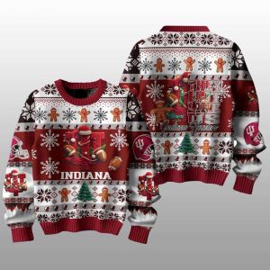 Indiana Football They Not Like Us Christmas Ugly Sweater1