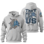 Lions They Not Like Us Waffle Hoodie