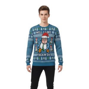 Well La Dee Frickin Da SNL Christmas Ugly Sweater1