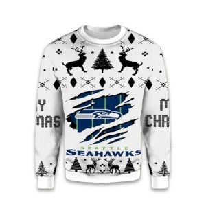 Seahawks Merry Christmas Ugly Sweater