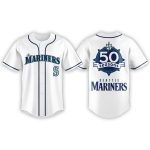 Mariners 50 Seasons Celebration Weekend 2026 Jersey