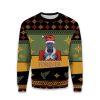 Marvel Black Panther Santa Wakanda Forever Christmas Ugly Sweater