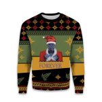 Marvel Black Panther Santa Wakanda Forever Christmas Ugly Sweater
