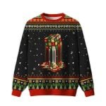 2025 Melting Rubik's Cube Dream Ugly Christmas Sweater
