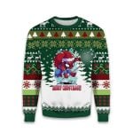 Merry Christmas And Happy Holidays Spider Man Ugly Sweater