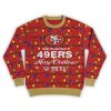 2025 Merry Christmas Go 49ers Football Ugly Sweater