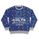 2025 Merry Christmas Go Colts Football Ugly Sweater