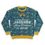 2025 Merry Christmas Go Jaguars Football Ugly Sweater
