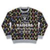 2025 Merry Christmas Go Raiders Football Ugly Sweater