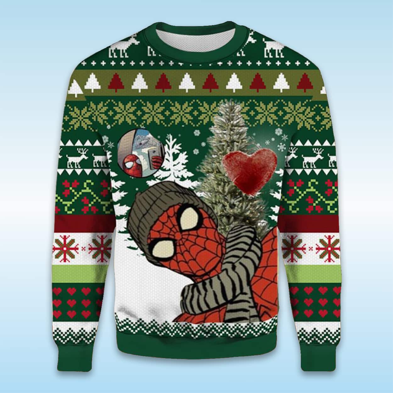 Merry Christmas Marvel Spider Man Ugly Christmas Sweater Merry Christmas Marvel Spider Man Ugly Christmas Sweater