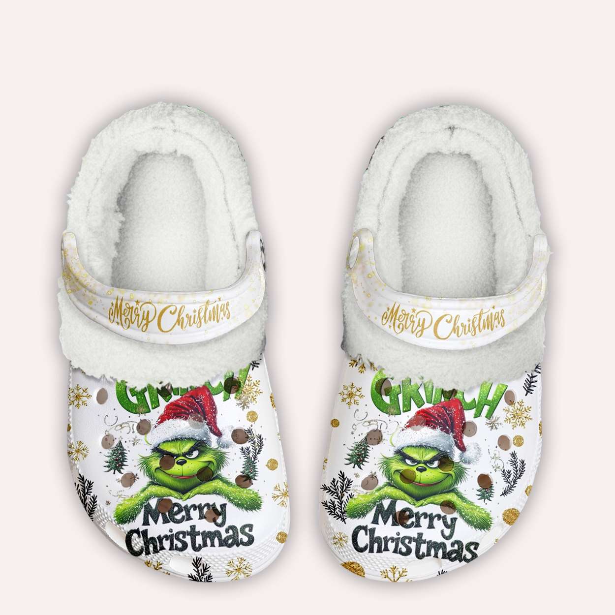 Merry Grinchmas Christmas Crocs Fleece Winter Merry Grinchmas Christmas Crocs Fleece Winter