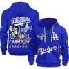 Mickey Dodgers 2025 World Series Champions Quarter Zip Hoodie
