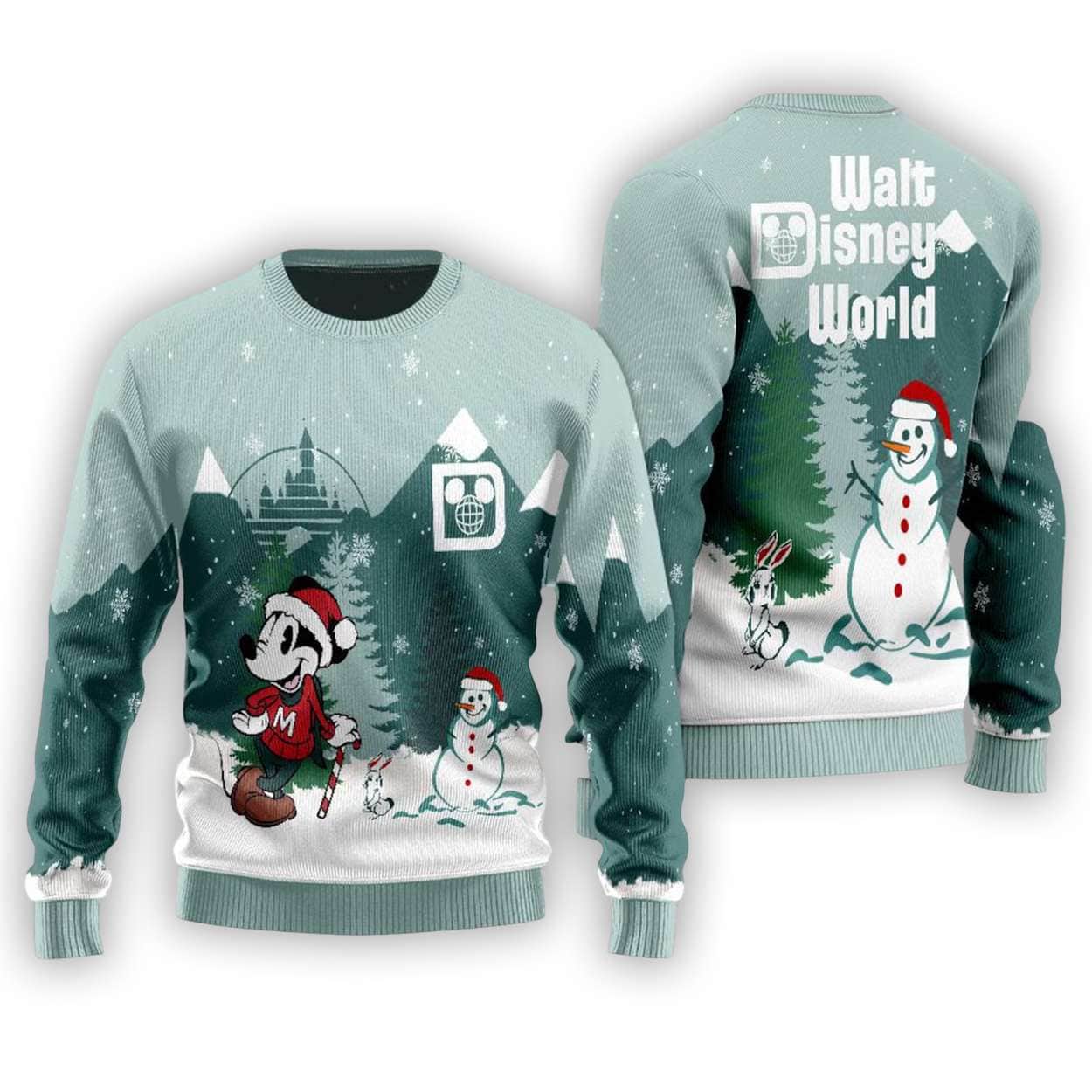 Mickey Walt Disney World Christmas Ugly Sweater Mickey Walt Disney World Christmas Ugly Sweater