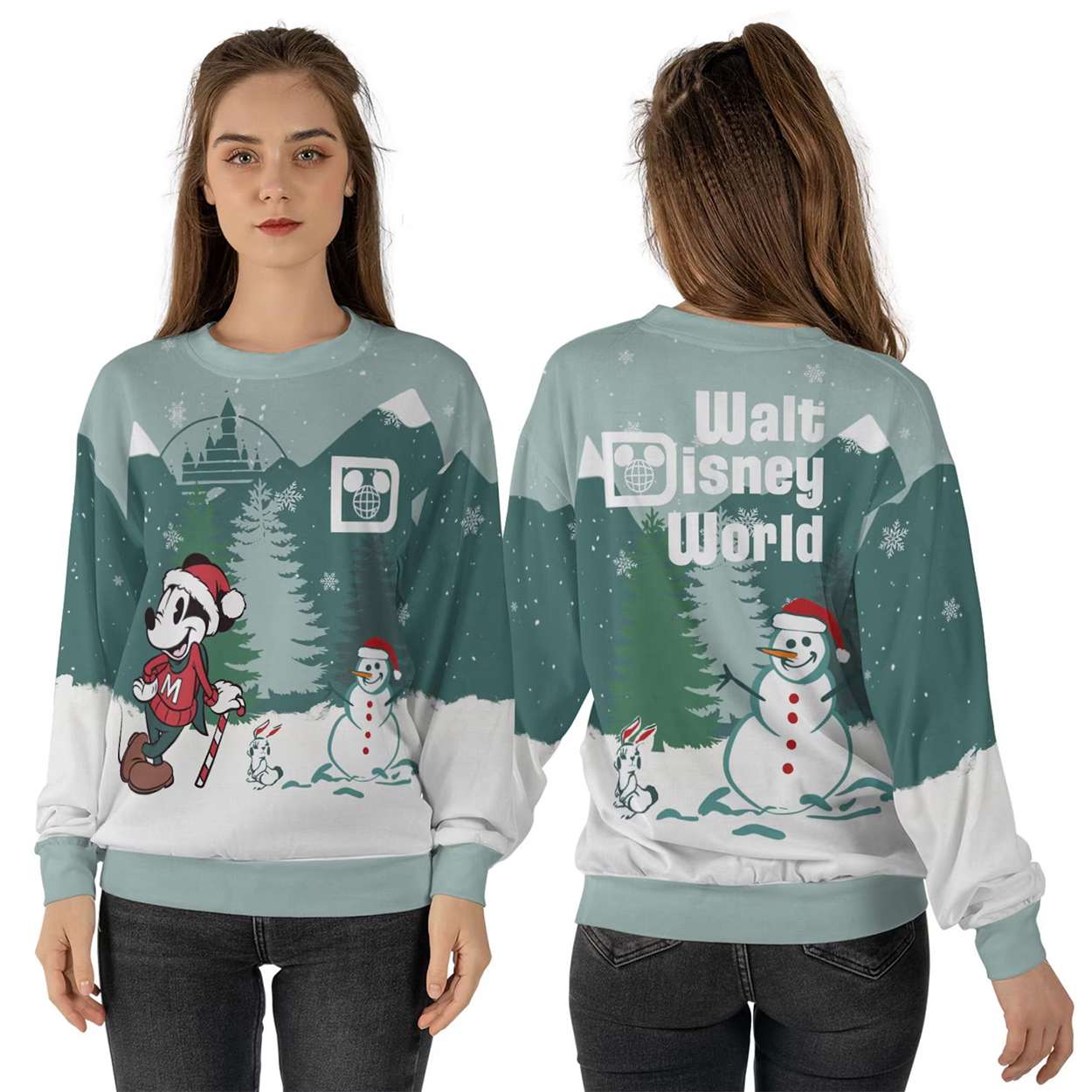 Mickey Walt Disney World Christmas Ugly Sweater Mickey Walt Disney World Christmas Ugly Sweater