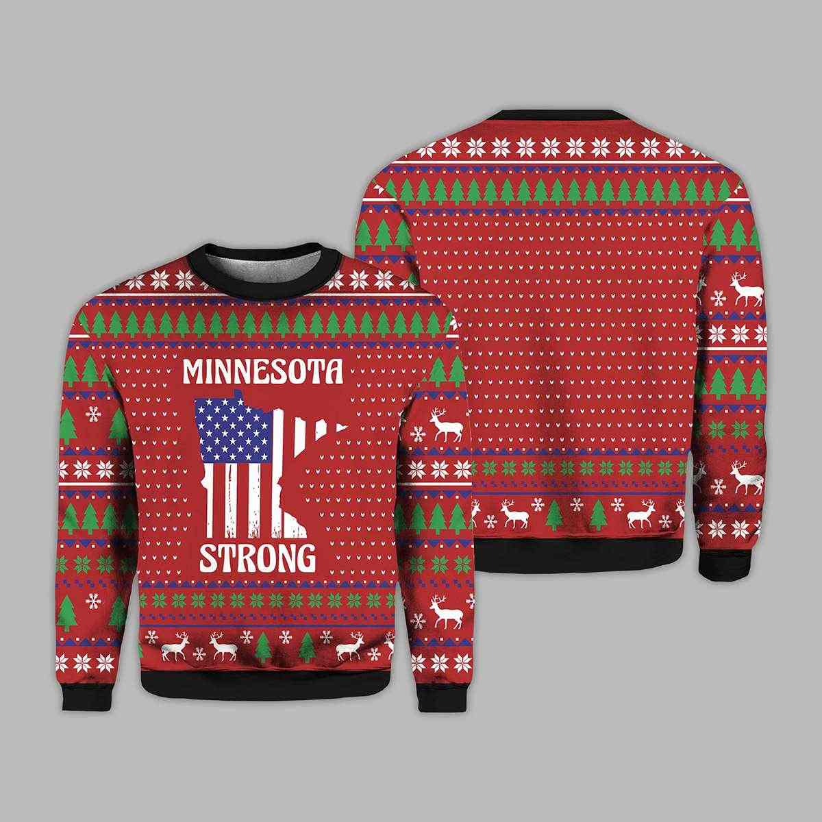 Minnesota Strong Ugly Christmas Sweater Minnesota Strong Ugly Christmas Sweater