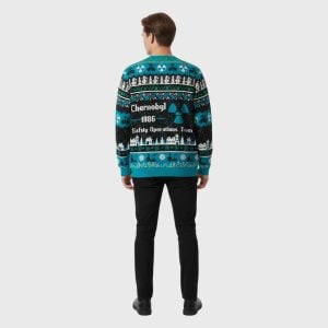 Chernobyl 1986 Safety Operations Team Ugly Christmas Sweater2