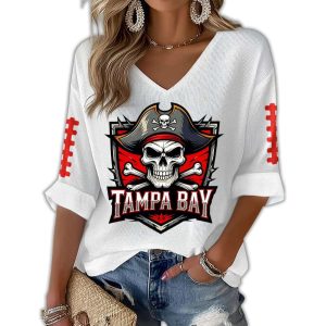 Tampa Bay Rugby Print Waffle Long Sleeve T-Shirt 3 Tampa Bay Rugby Print Waffle Long Sleeve T Shirt