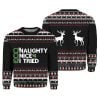 Naughty Nice I Tried Ugly Christmas Sweater