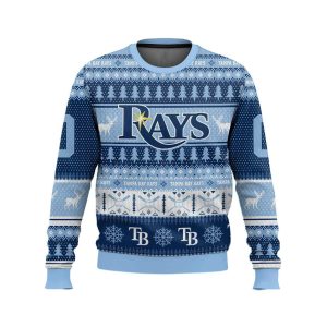 2025 Personalized Rays Ugly Christmas Sweater1
