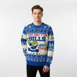 Bills Grnch Merry Kissmyass Ugly Sweater 1 Bills Grnch Merry Kissmyass Ugly Sweater1
