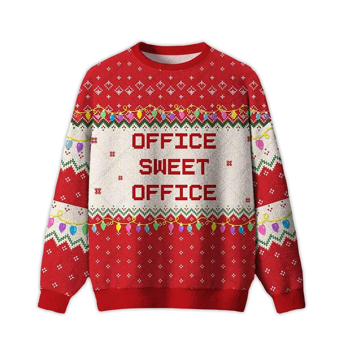 Office Sweet Office Ugly Christmas Sweater Office Sweet Office Ugly Christmas Sweater